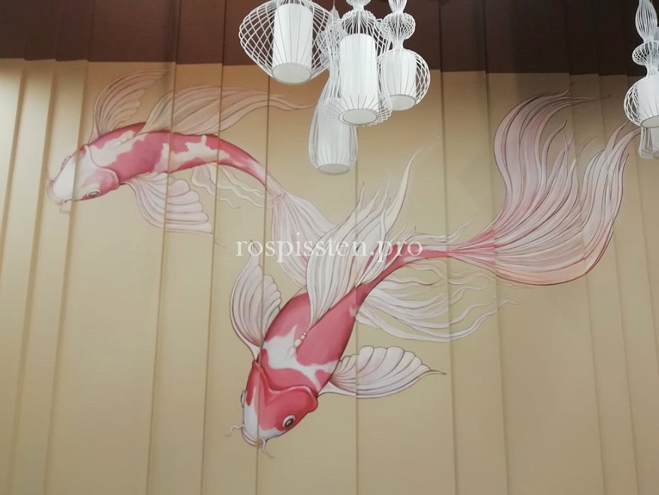 роспись-стен-японского-ресторана